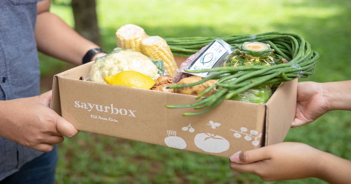 foto sayurbox milik amanda cole
